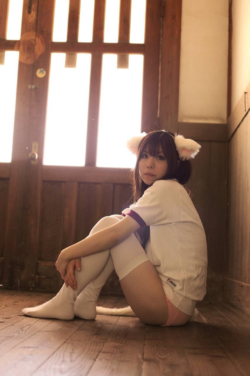 [Cosplay] 2013.04.05 Neko  School Girl - 2 Cosplayers